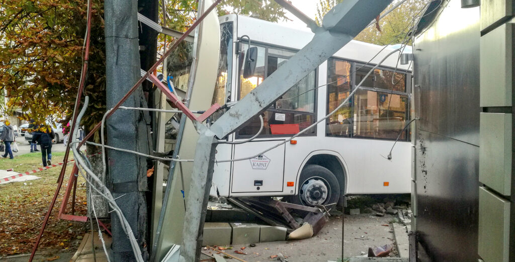 Causas comunes de accidentes de autobús