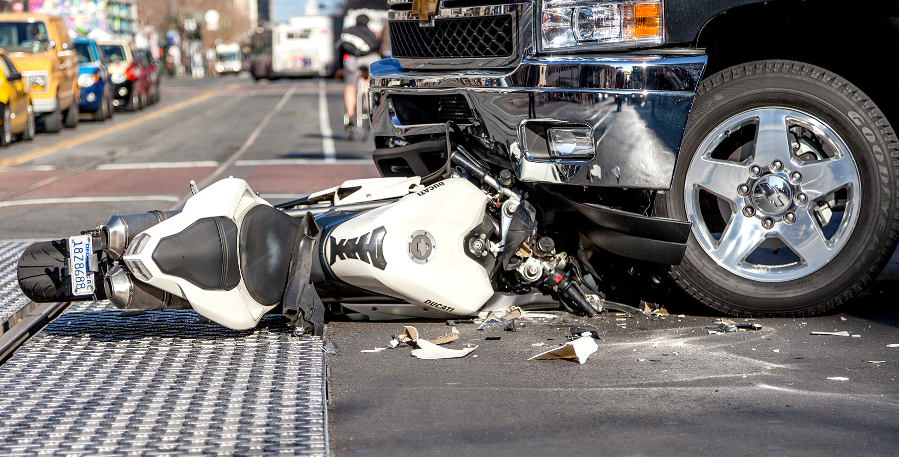 Causas de accidentes de motocicleta en Fresno