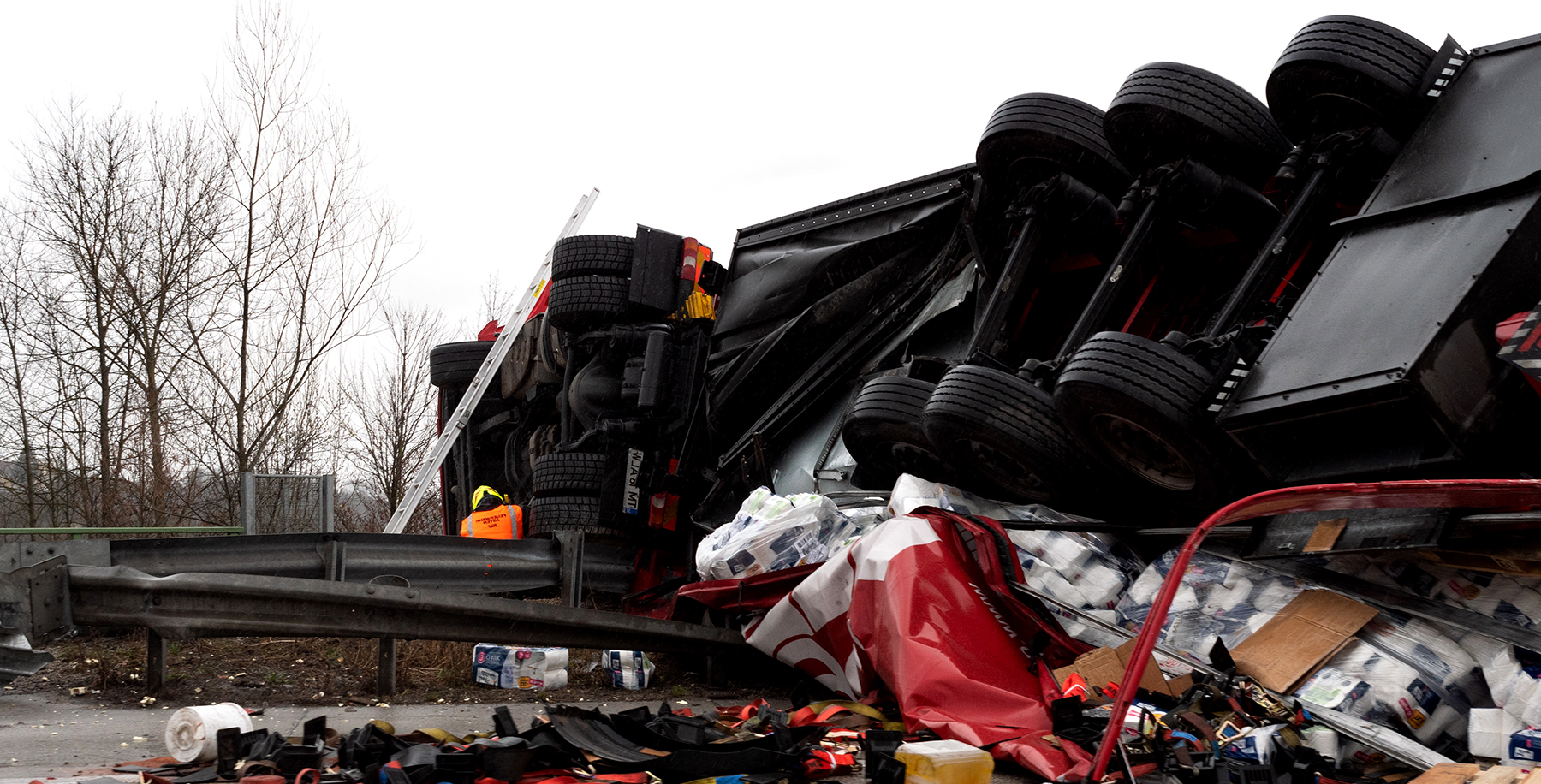 Tipos de accidentes de camiones en California